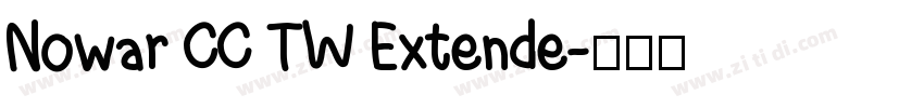 Nowar CC TW Extende字体转换